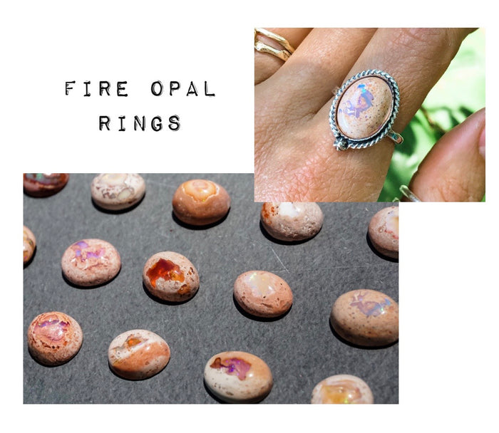 Fire Opal Ring Sale