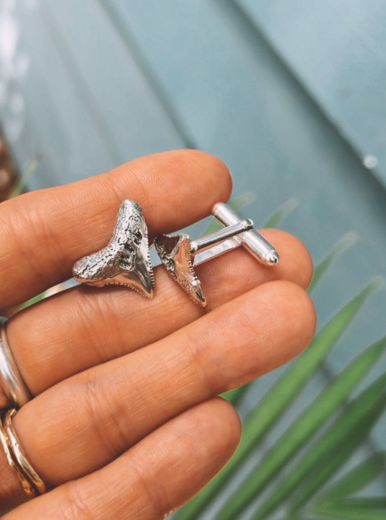 Shark Tooth Cuff Links