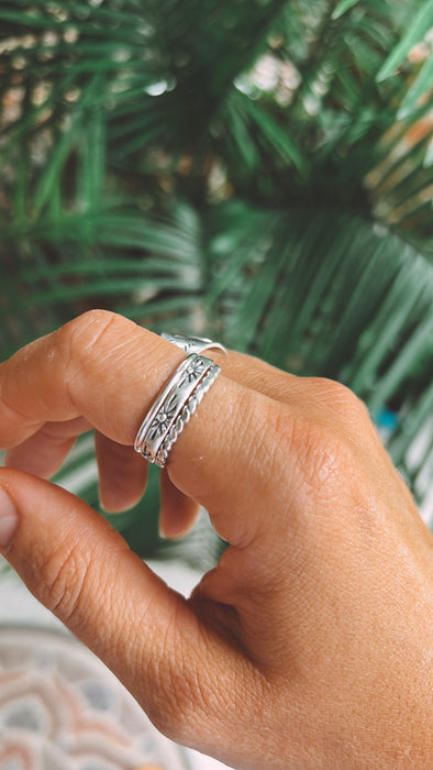 Sterling Stacking Ring Set