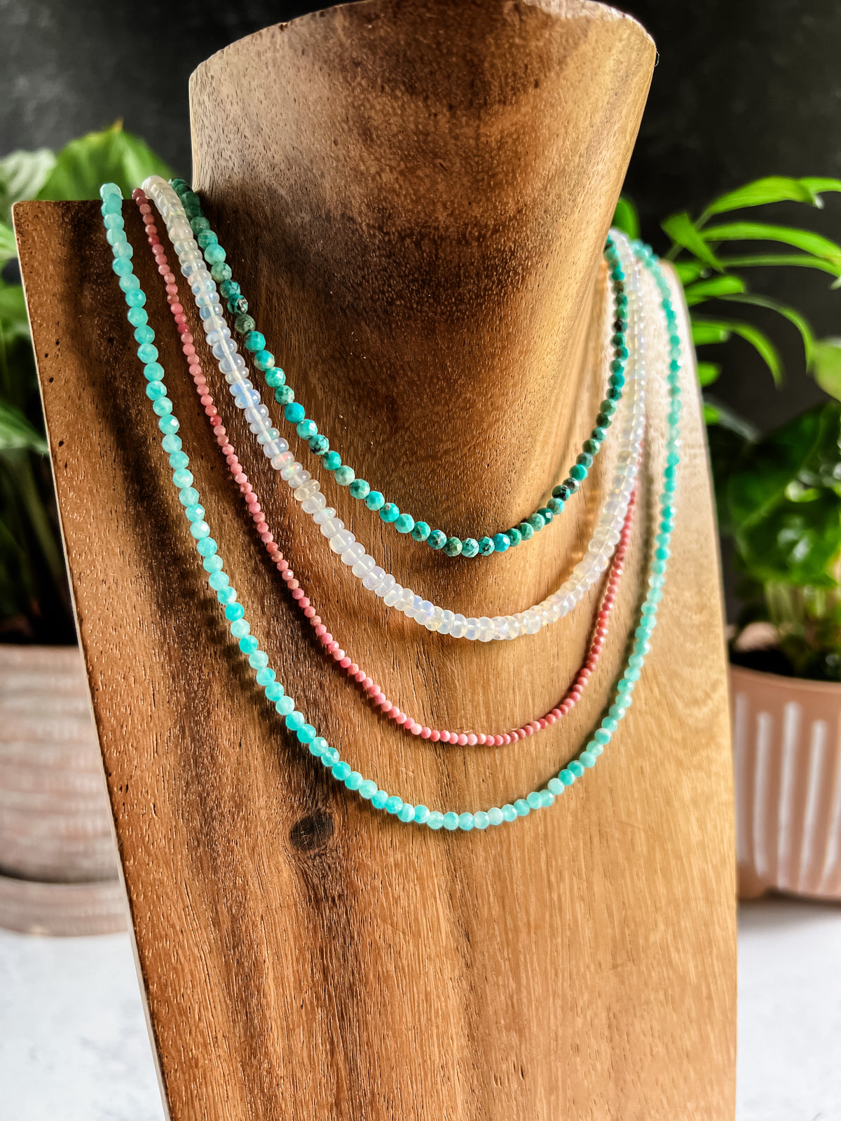 Beaded Gemstone Necklaces– Kaypea Jewelry - Main Image
