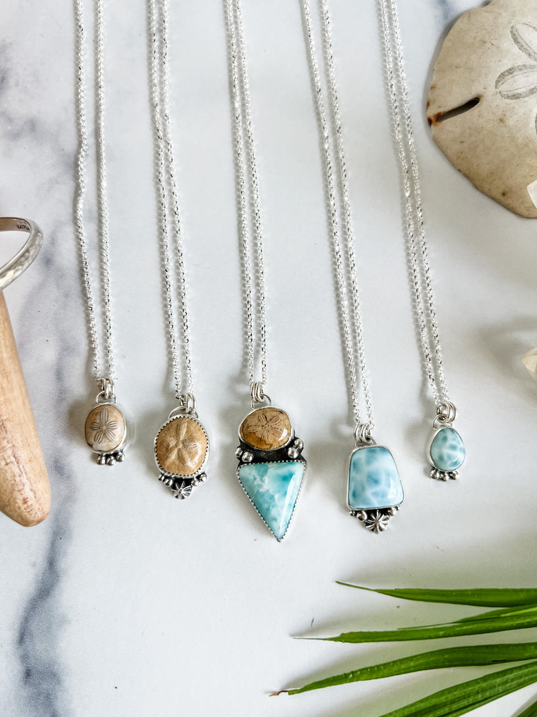Small Larimar Necklace