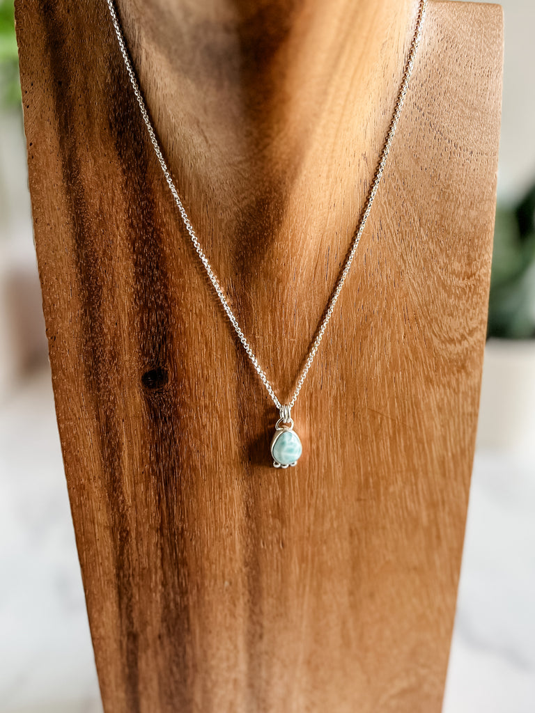 Small Larimar Necklace