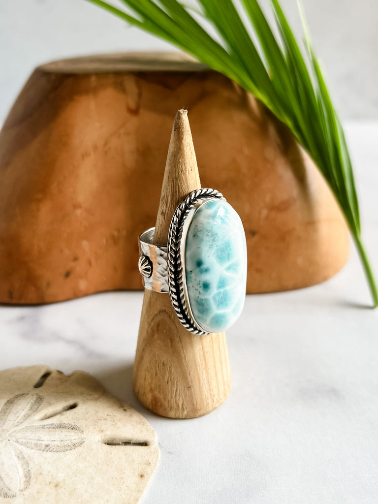 Larimar Ring Size 9 (Fits like 8.5)