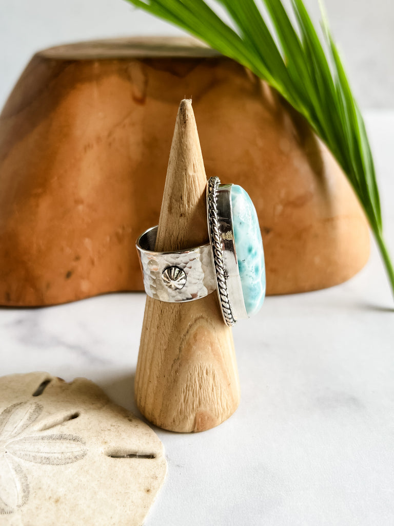 Larimar Ring Size 9 (Fits like 8.5)