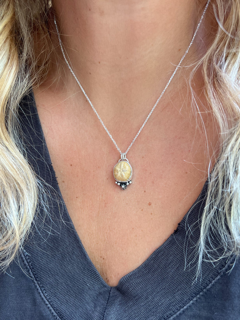 Large Sand Dollar Necklace