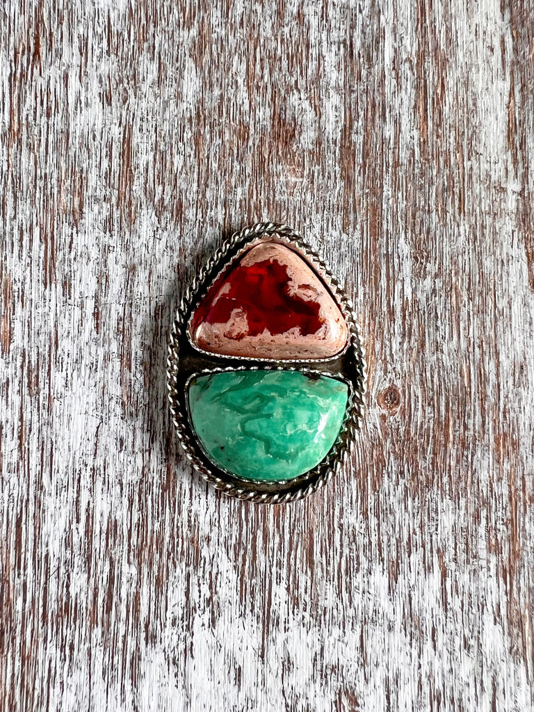 Turquoise + Mexican Fire Opal | Made to Order