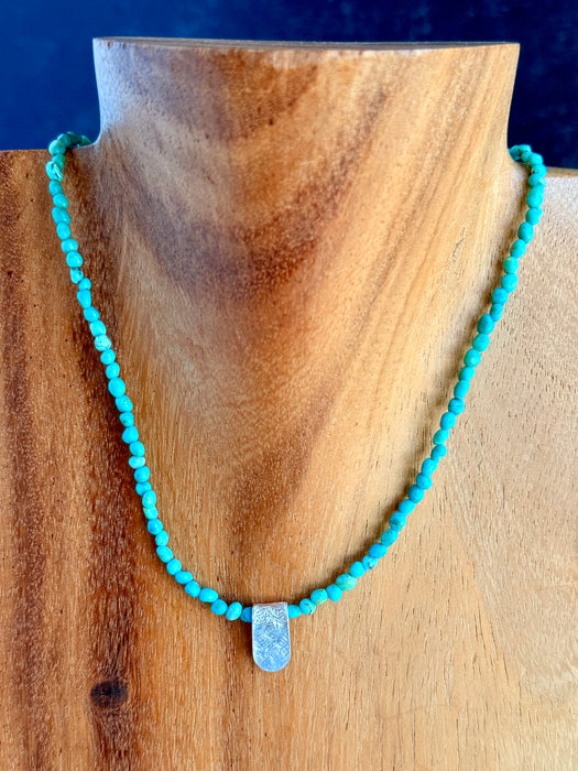 Campitos Turquoise Beaded Necklace