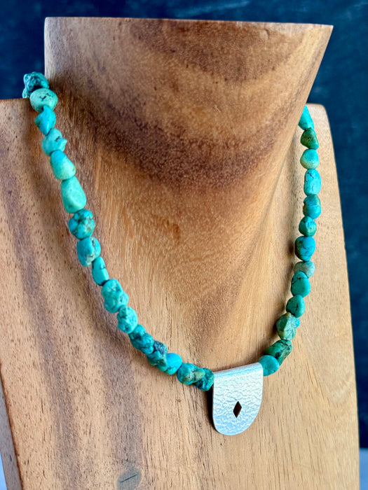 Hubei Turquoise Beaded Necklace