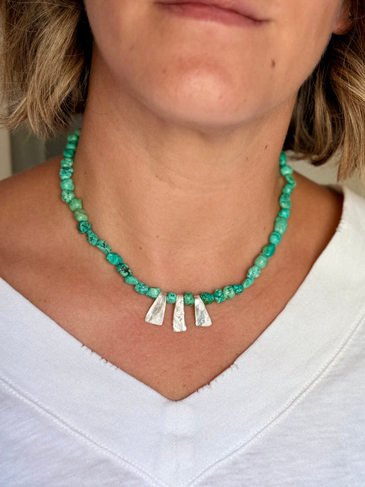 Hubei Turquoise Beaded Necklace