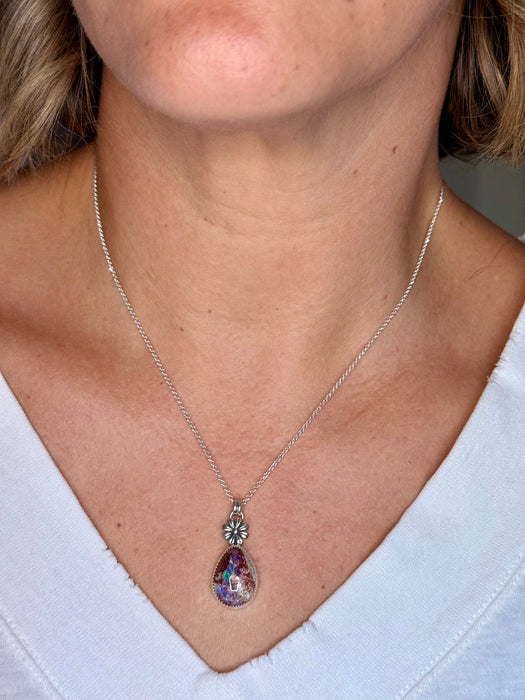 Mexican Fire Opal Necklace