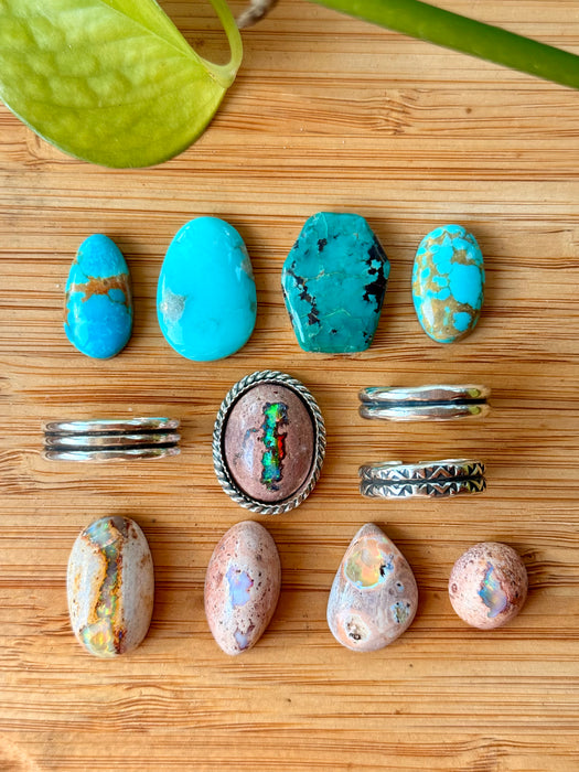 Made to Order Rope Border Rings